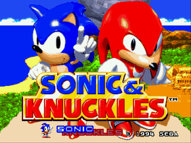 Sonic and Knuckles - Reversed Frequencies Title Screen